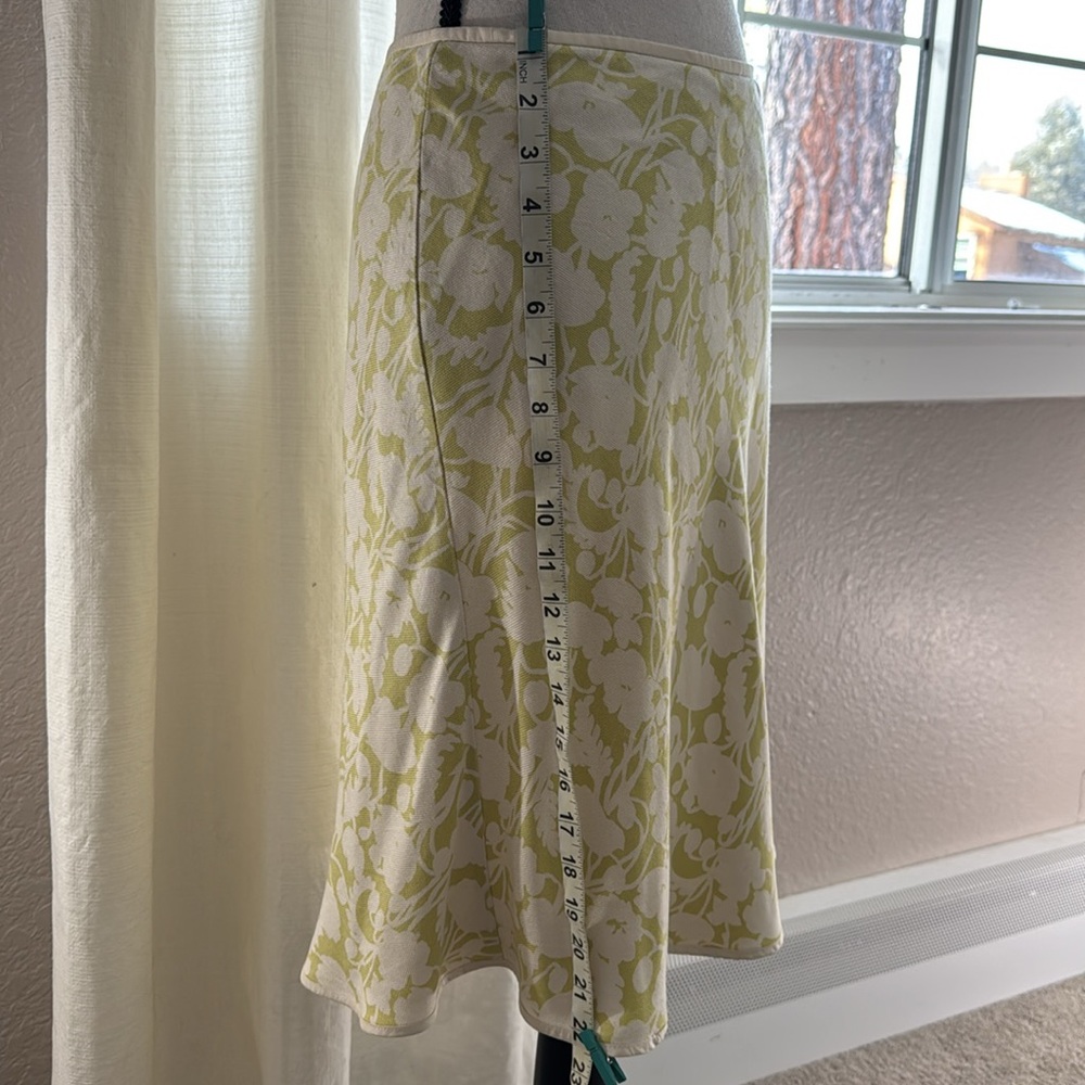 Ann Taylor 4P Silk A line skirt